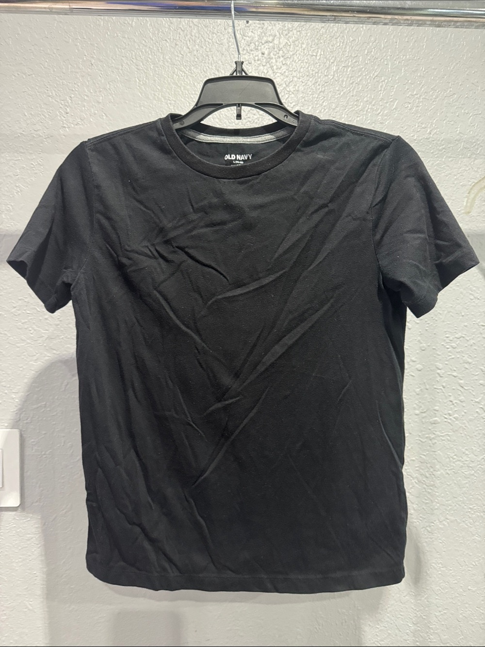 Old Navy Black Short Sleeve Crew Tee
